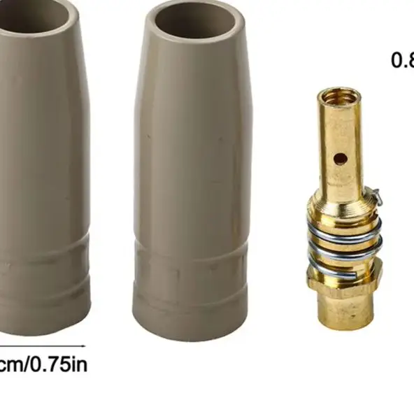 15PCS 0.9mm Copper Welding Tips Nozzle Set Coating For 15AK Airless Gas Protection Non-Stick Slag Removal Accessories Wholesale