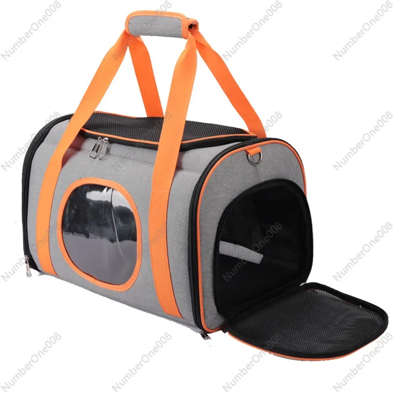 Pet Supplies Cat Go Out Portable Vehicle-Mounted Pet Bag Transparent Pet Travel Bag Dog