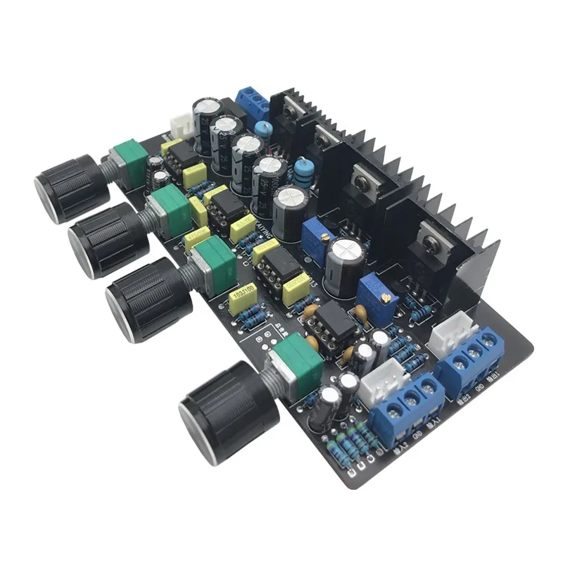 

Upgraded Version NE5532 Class A Stabilized Tone Board High School Bass Adjustment HIFI Fever Power Amplifier Preamplifier Board