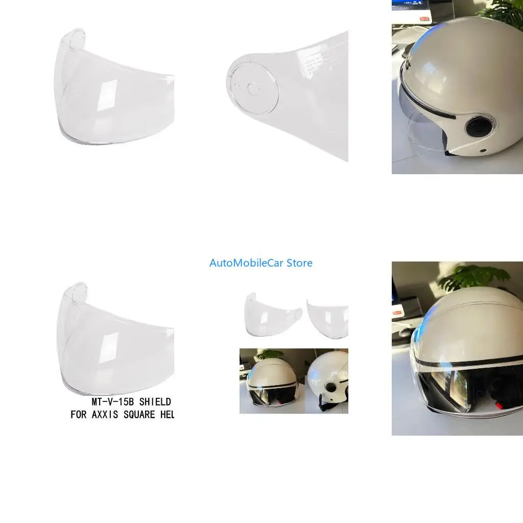 G8TE Helmet Visor for AXXIS Square Sunscreen Capacete Windshield Helmet Lens