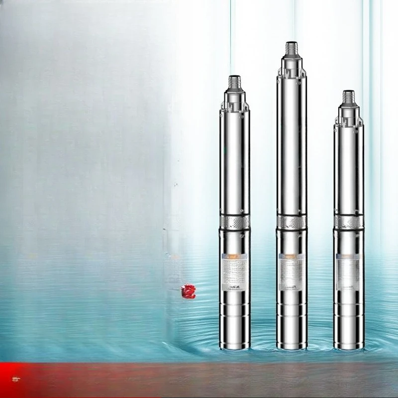 

Submersible pump, household stainless steel deep water pump, large flow pumping machine