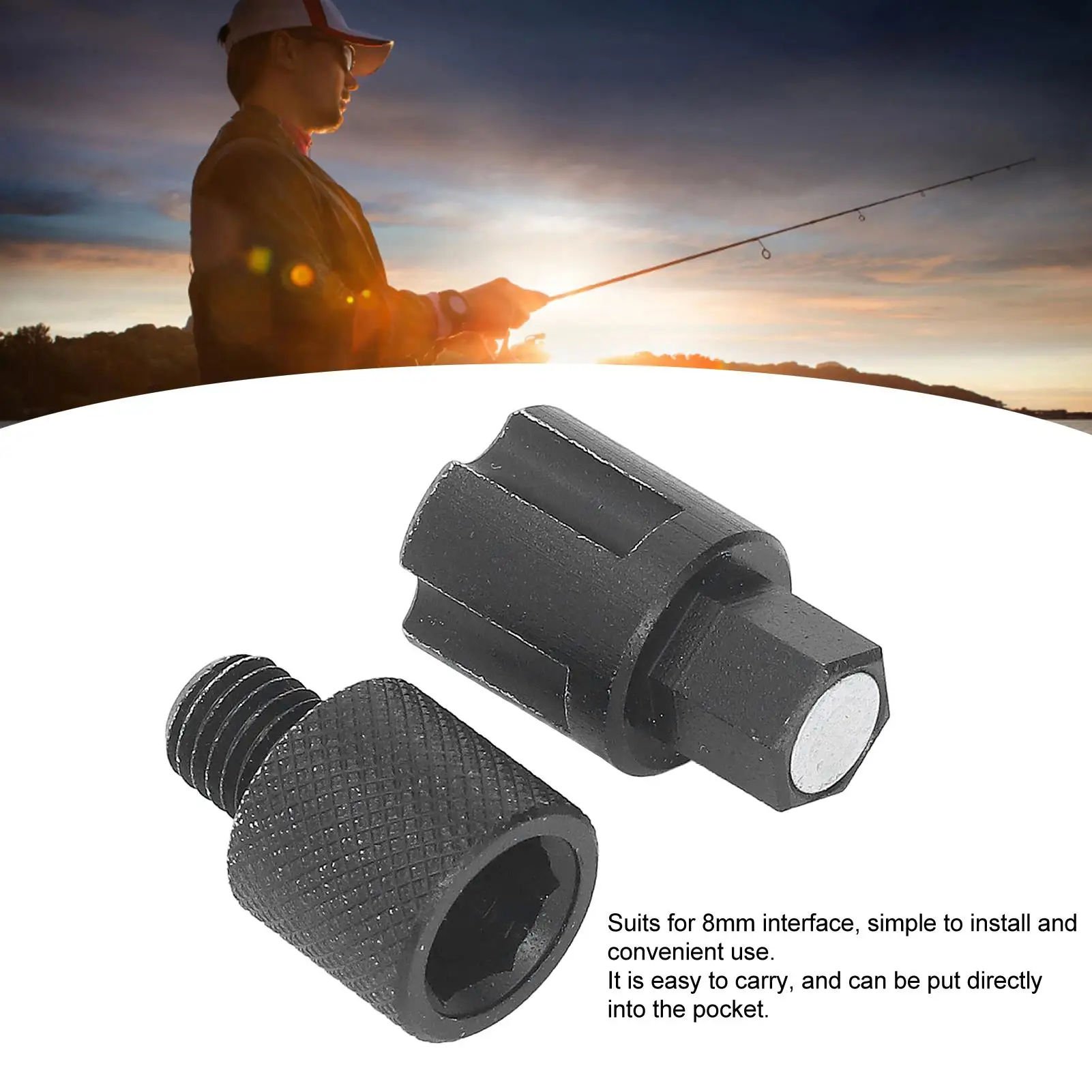 5Pcs Quick Release Adapter Carp Rod Pod Bank Sticks Connector for Bite Alarm Adapter Fishing Tools