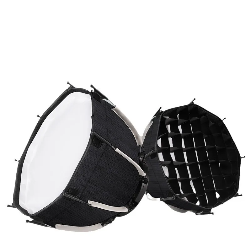 

90cm Photography Octagonal Softbox Bowens Mount Quick Release with Grid Softbox for COB Video Light Photo Studio