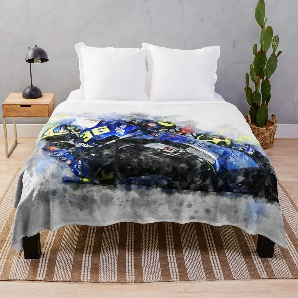 Kenny Roberts Throw Blanket Soft Sherpa Fleece Warm Blanket for Winter