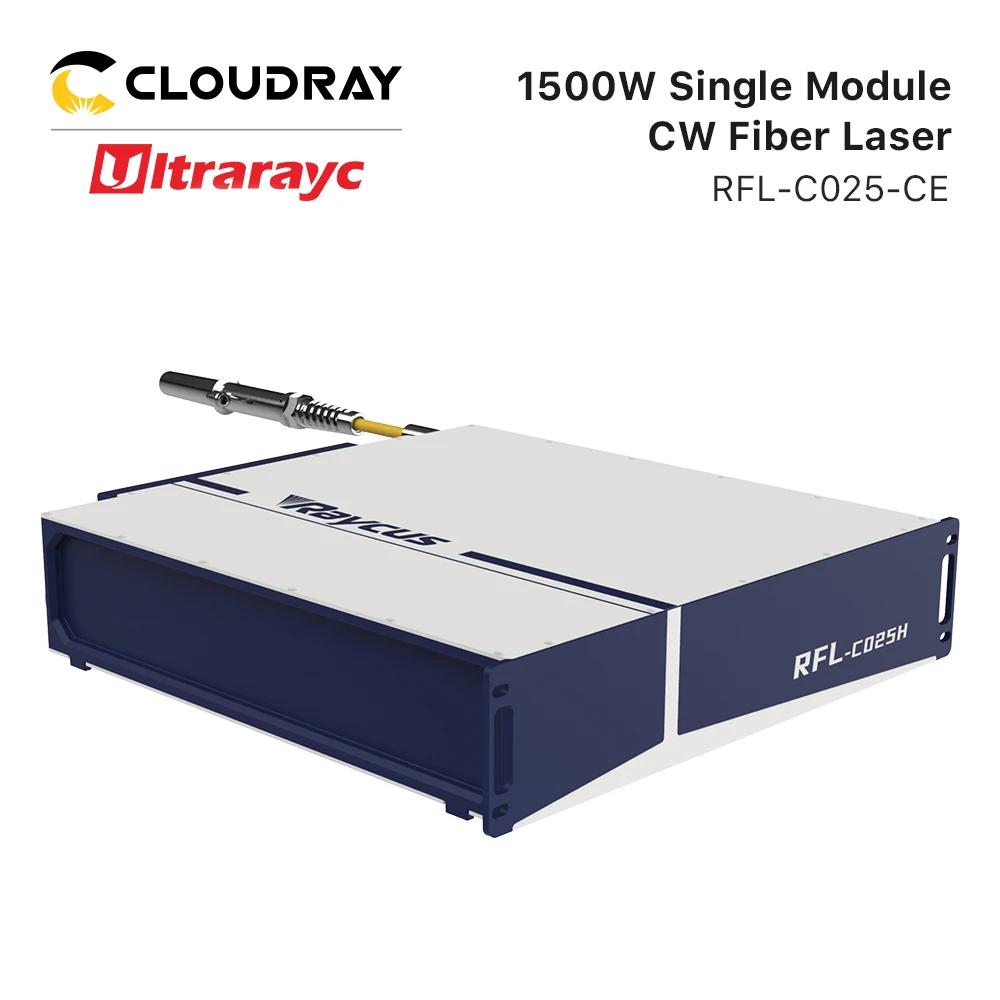 Ultrarayc Original Raycus 1064nm Fiber Laser Source Single Module 1-2KW CW Fiber Lasers for Cutting Welding Machine