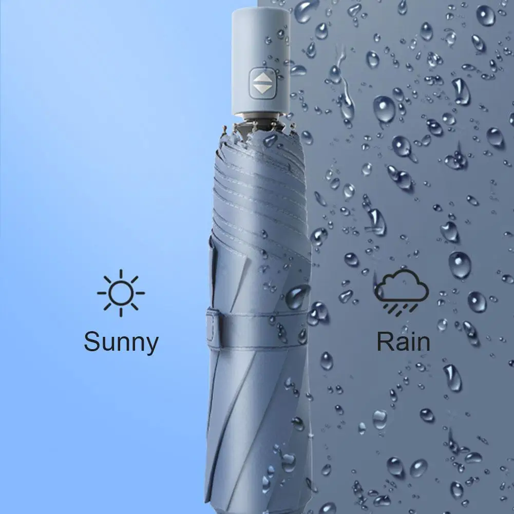 Színben szélálló automata Ernyő szuper Erős Napellenző uv védelem összecsukható anti-storm Messzemenő méret Fordított Eső fogas