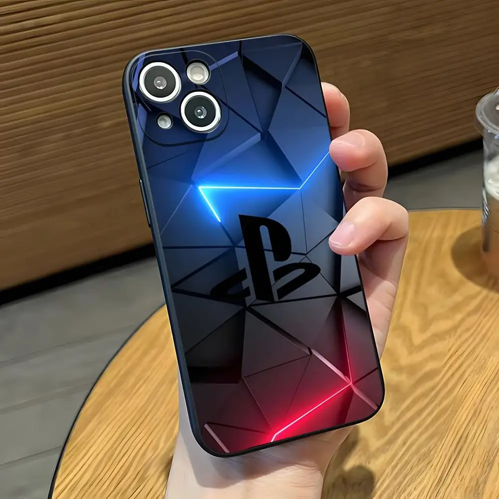 PS5 شعار اللعب محطة جراب هاتف آيفون 17 برو ماكس 16 15 14 برو ماكس 13 11 X Xs Xr 8 7Plus غطاء سيليكون #6