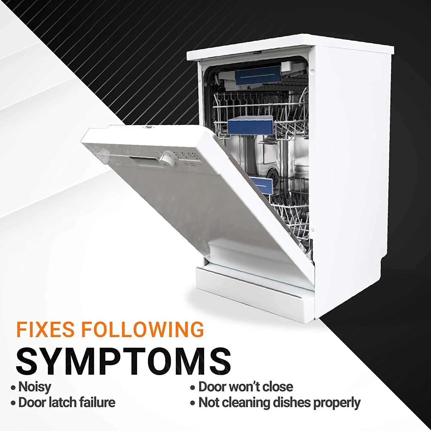 Ersatzteile für Geschirrspüler, 4 Stück, 165314, Ersatzteil für unteres Geschirrkorbrad für Geschirrspüler, passend für Bosch