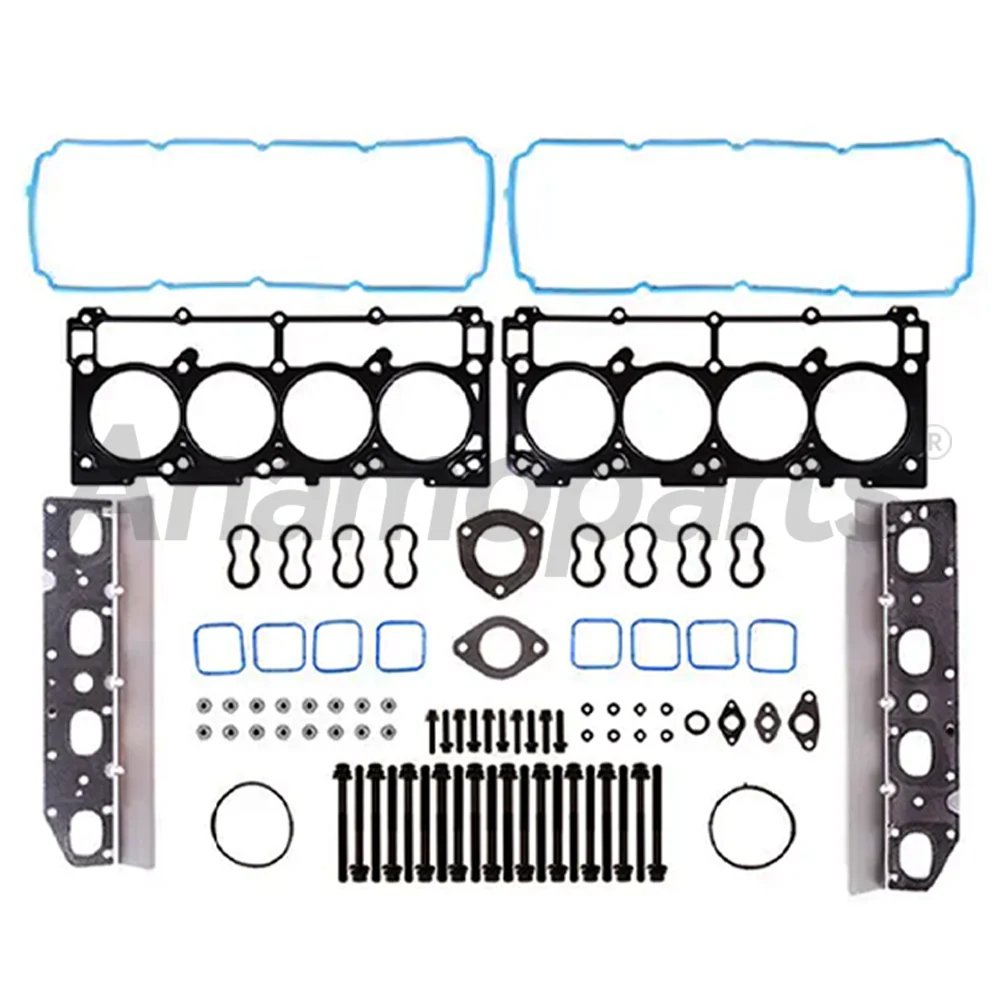 Timing chain Head Gasket water/oil pump set Overhaul Rebuild for 09-15 Chrysler Dodge Jeep Ram 1500 2500 3500 5.7L V8 OHV GAS