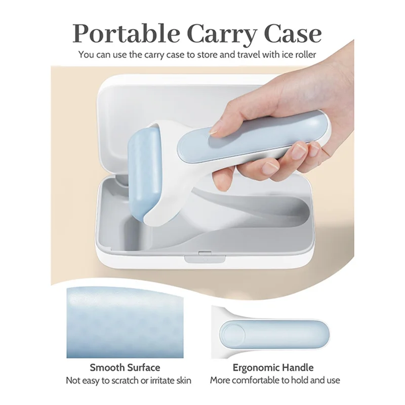 A24P Ice Roller For Face, Enhance Complexion, Reduce Puffiness And Dark Circles, Lymphatic Care Face Massager