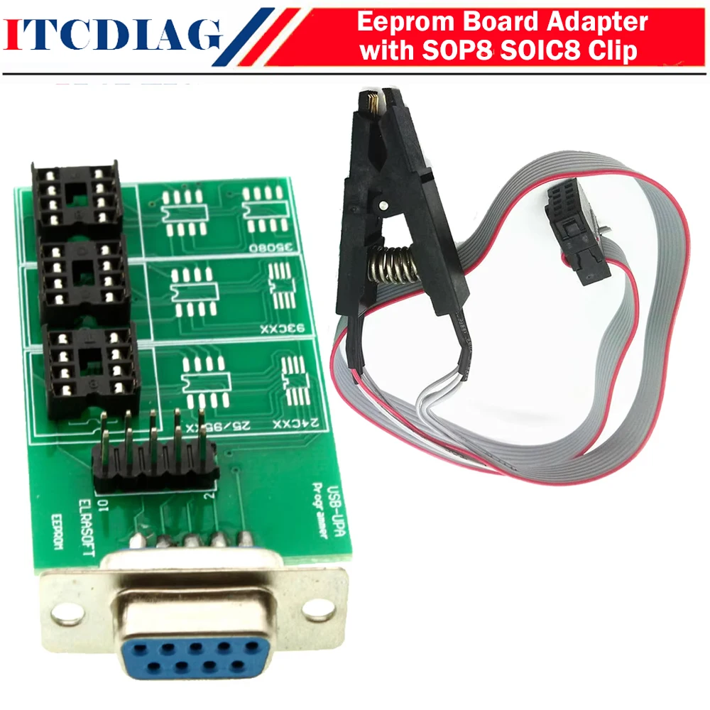 

Программатор для настройки микросхем UPA USB 1,3 V1.3, адаптер для настройки микросхем с SOP8 SOIC8, зажим для 24CXX и 25 / 95XXX 93CXX 35080 чипов