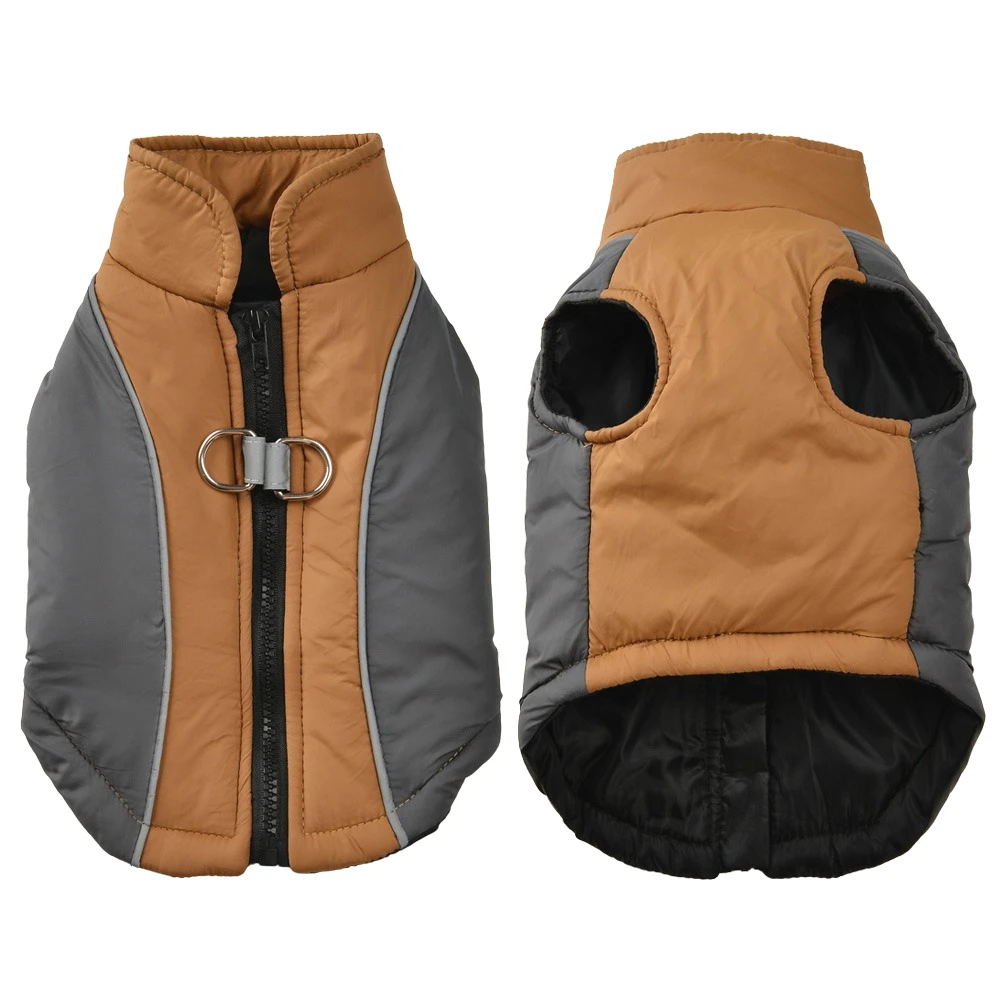 Warm Pet Jacket for Small Medium Dogs Soft Puppy Clothes with Zipper Autumn Winter Dog Coat French Bulldog Pug Costume
