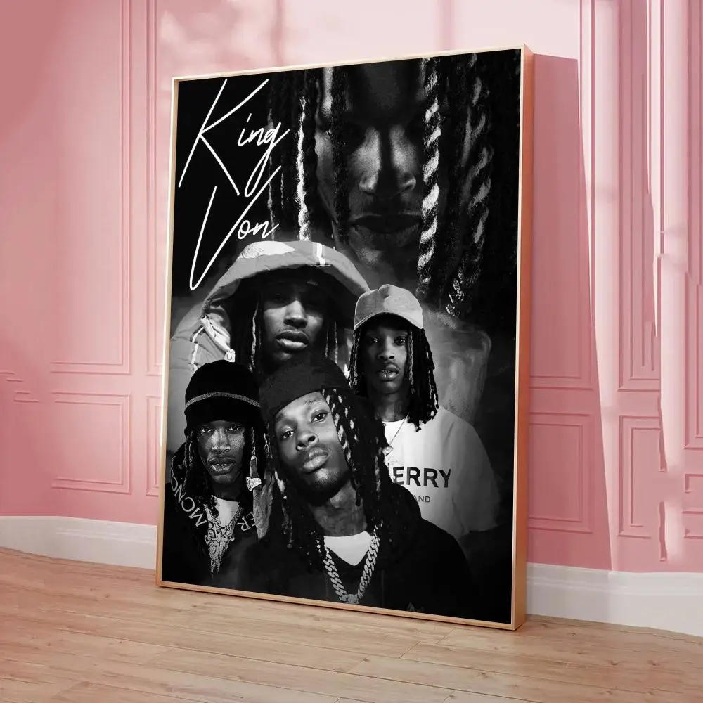 K-King Rapper Von Poster Sticky Posters Retro Kraft Paper Sticker DIY Room Bar Cafe Aesthetic Art Wall Painting