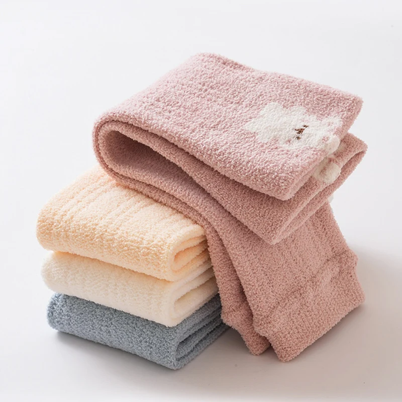 2/4 Pairs Winter Baby Crawling Leg Warmers Thick Striped Knee Protection Socks Soft Thermal Knee Pads for Newborn Toddler