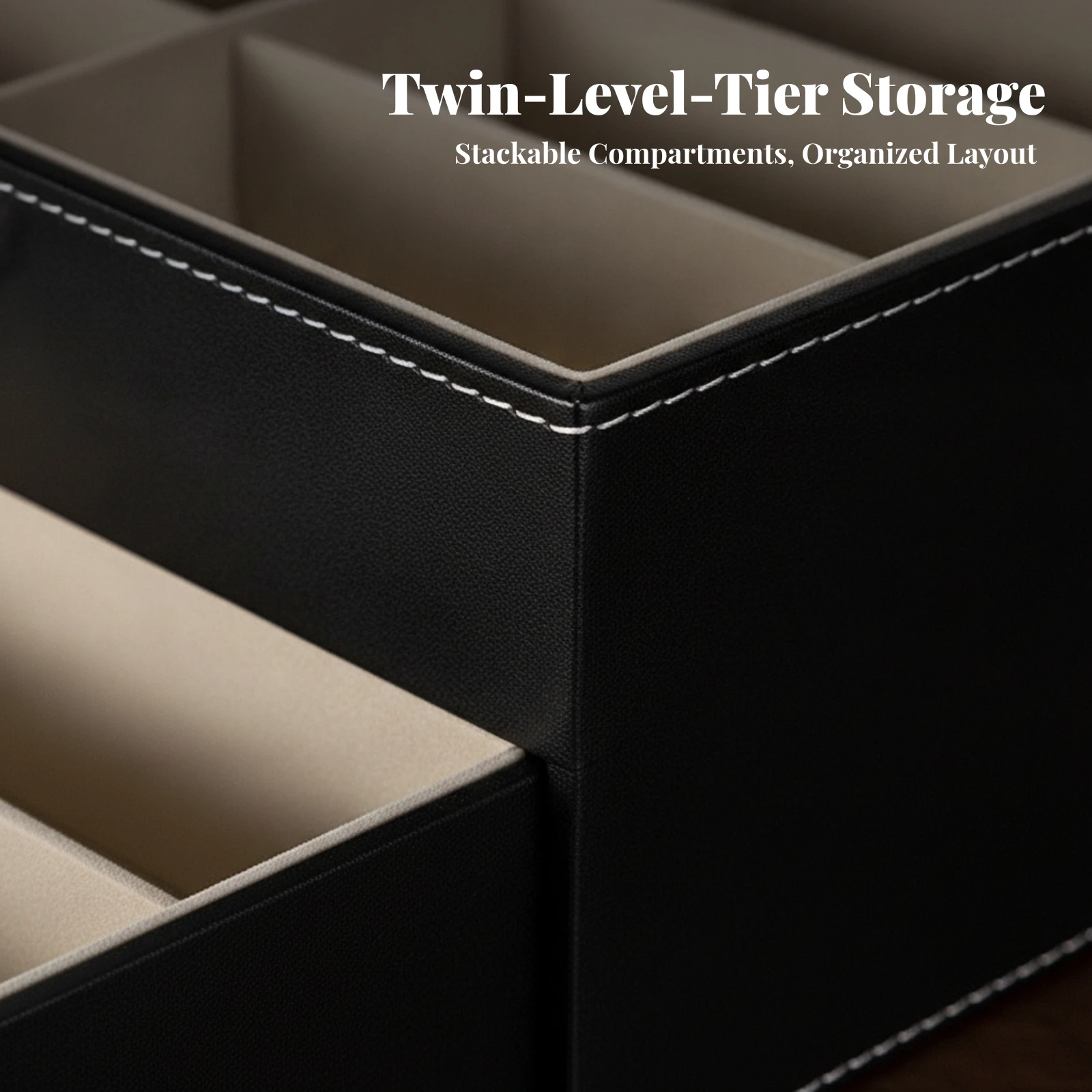 Eyewear Display Case with Drawer Two-Tier Sunglasses Display Case Eyeglasses Storage Box Premium Sunglass Holder Long-Lasting