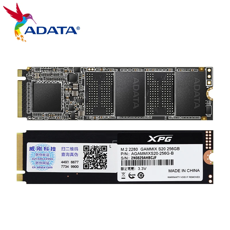 Imagem -05 - Adata-xpg Gammix S20 Disco de Armazenamento Interno 256gb 512gb 1tb Nvme m2 Ple Gen3x4 Solid State Drive M.2 2280 Ssd 100 Original