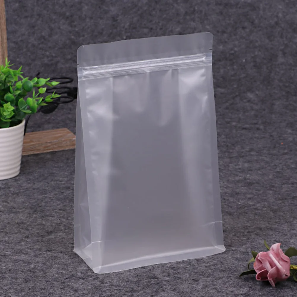 

20pcs Self-Sealing Food Bags Octagon Clear Resealable Storage For Candy Snacks Cookies Packaging Pouches Bpa-Free Reclosable Bag