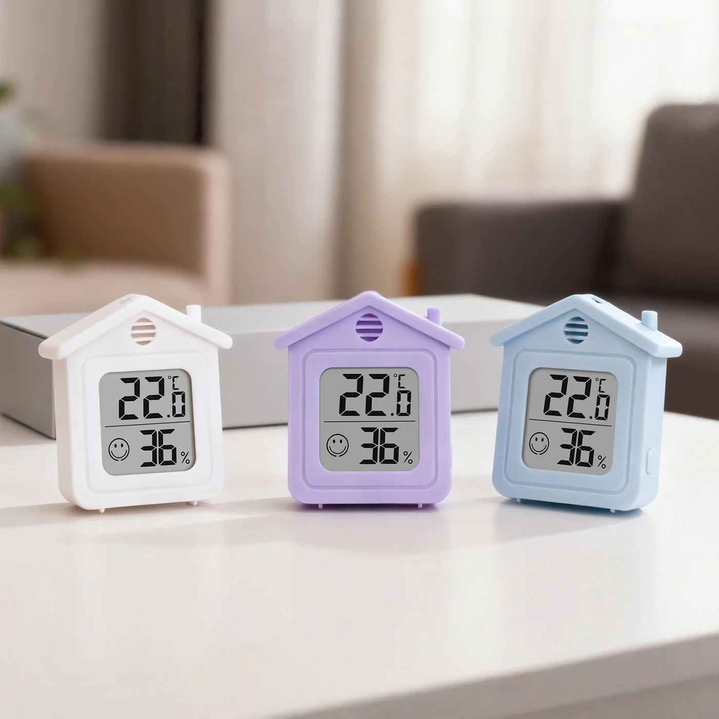 Mini Magnetic Digital Hygrometer Thermometer LCD Electronic Temperature Humidity Meter Hygrometer Indoor Baby Room Thermometer image 5