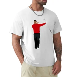 Tiger Sunday Red, Golf Clubs, Club Twirl, pga, Augusta, The Master, Win, Fist Pump, Golf, Golfer, Golfing, Golf Lover, F T-Shirt