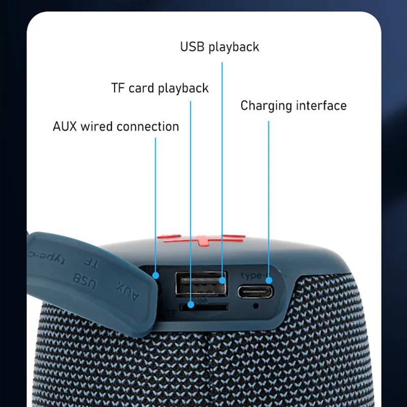 Imagem -02 - Alto-falante Bluetooth sem Fio de Alta Potência Portátil Subwoofer Exterior Impermeável Áudio Alto-falante 3d Surround Tws p Pro3 50w