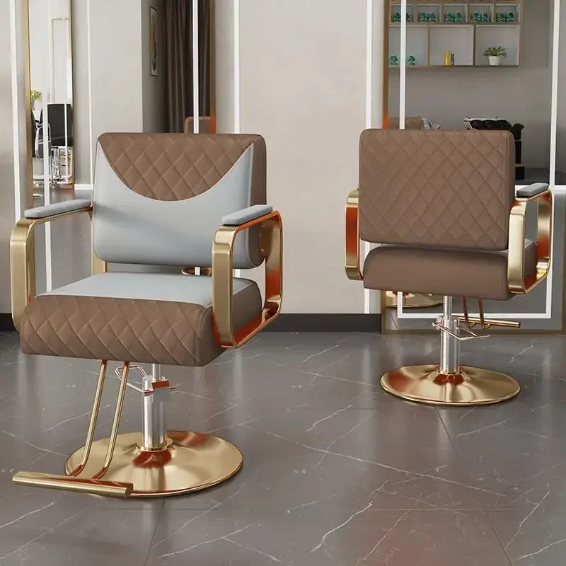 Dressing Table Stool Barber Sofa Barberchair Beauty Beds Salon Desk Shop Chair Hair Pedicure Nails Sillas Doradas Reception