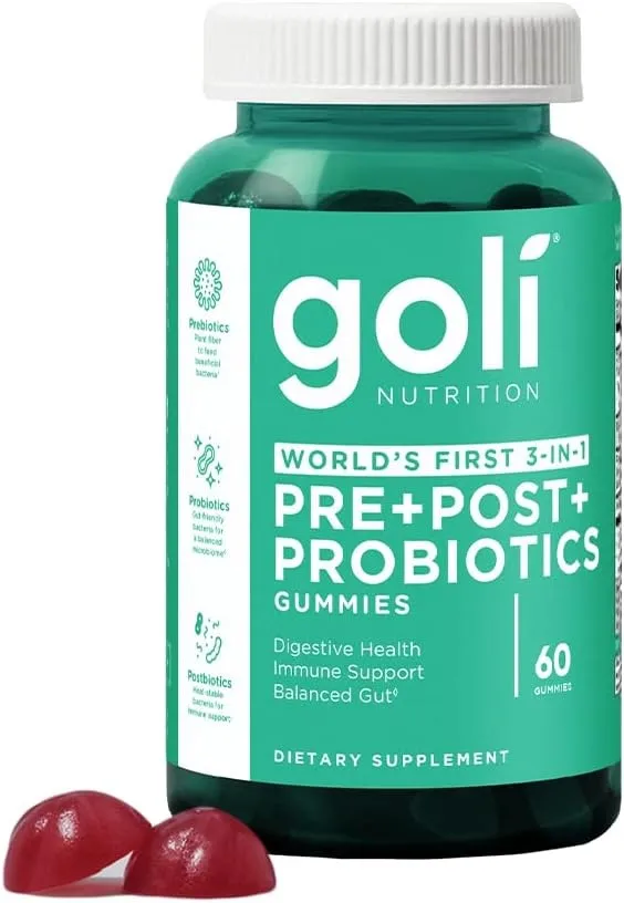 Pre+Post+Probiotics Gummy - Promote Intestinal Digestion, Enhance Immunity, Gluten-free