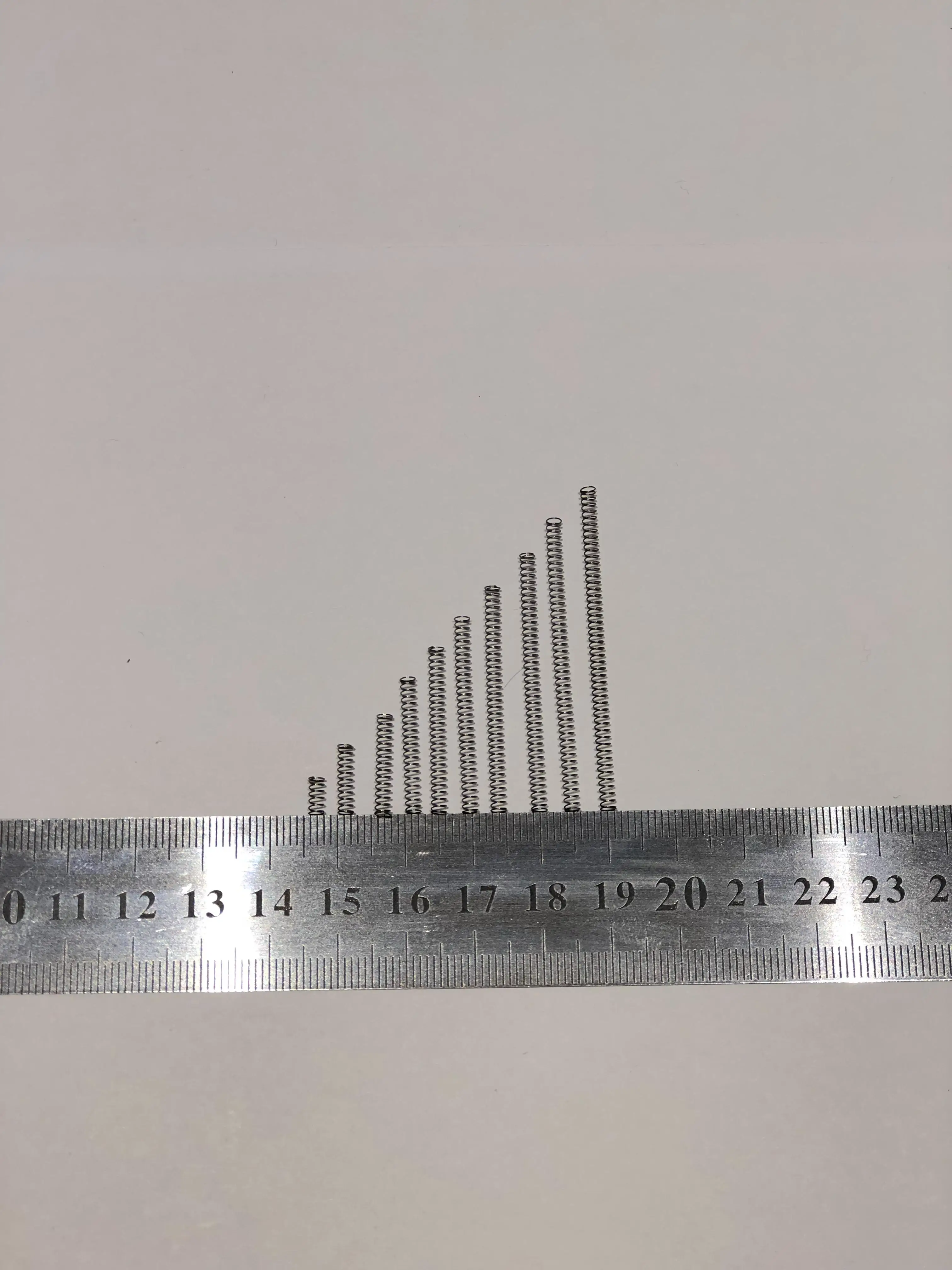 20pcs/Lot 0.25mm Stainless Steel Micro Small Compression Spring OD 2/2.5/3/3.5/4mm Length 5mm to 50mm