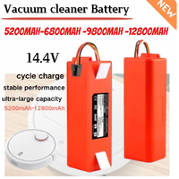 Original 14.4V 12800mAh Robotic Vacuum Cleaner Replacement Battery for Xiaomi Roborock S55 S65 S60 S50 S51 S5 MAX S6 Parts