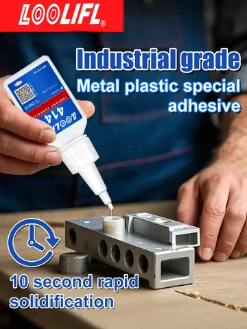LOOLIFL 20ml 401/406 Instant Strong Super Glue Universal Superglue Mighty Instant Glue for Resin Ceramic Metal Glass Fast Dry