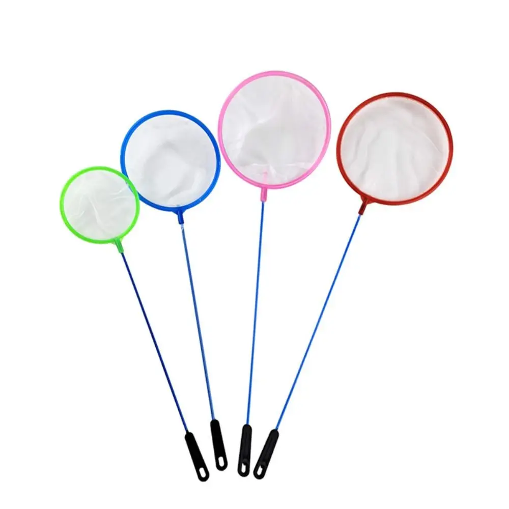 Portable Plastic Tiny Fish Tank Net Soft Food Residue Debris Fine Net Mesh Random Color Aquarium Shrimp Net Small Ponds