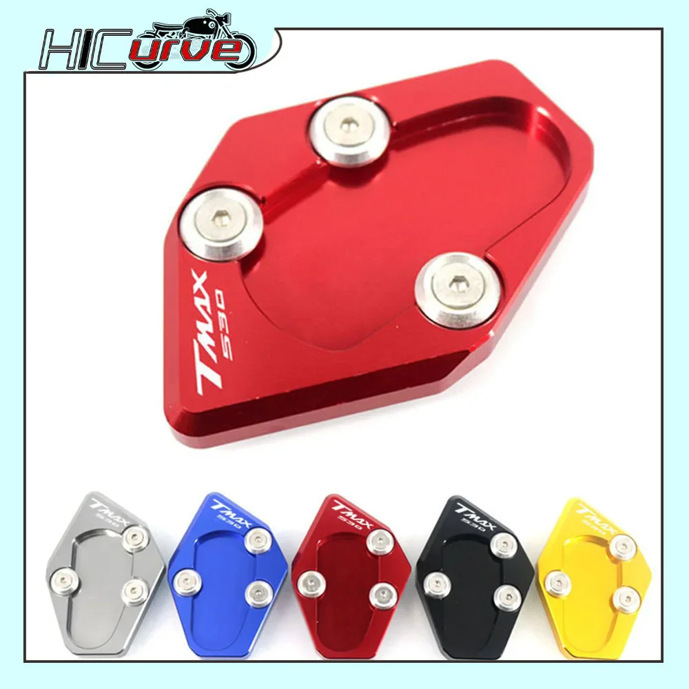 Motorcycle Kickstand Foot Side Stand Extension Pad Support Plate Enlarge For TMAX530 T-MAX530 TMAX 530 T-MAX 2015 2016