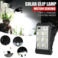 KDULI Solar Powered Lighting Lamp Waterproof Outdoor Security Lamp Motion Sensor Street Decorate Light for Camping Patio Yard