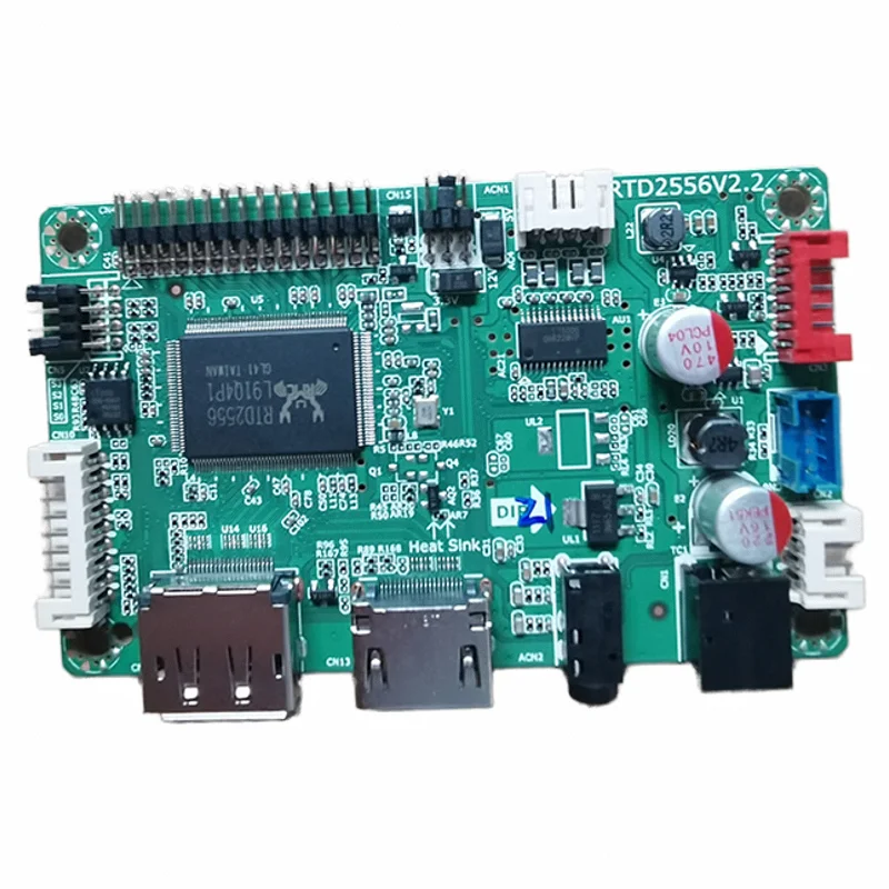 Picture 3: RTD2556V2.2 universal driver board wide temperature board burn-free driver board jumper change resolution DP driver board +HDMI