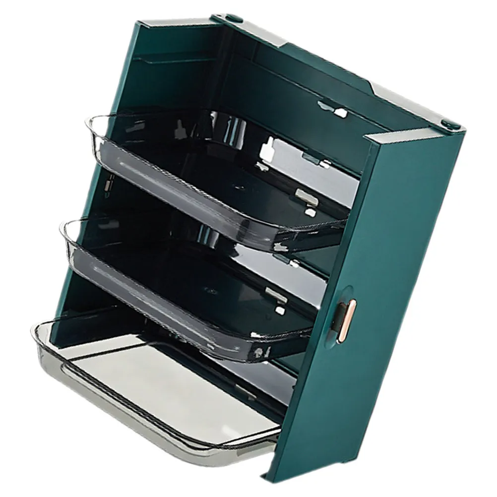 Wall Mounted Kitchen Storage Rack Strong Food Serving Holder Multi Layer Tray Organizer Side Dish Rack for Hot Pot Fruit Plates