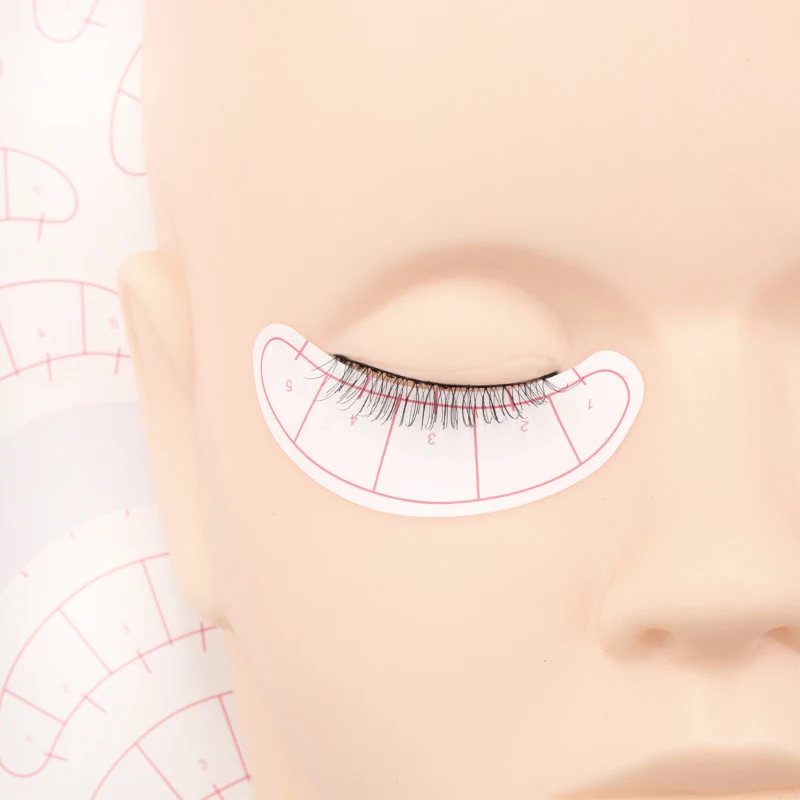 Patchs en papier sous les yeux, 70 paires, pour la pratique de l'extension des cils, pour la pose d'autocollants, outil de maquillage