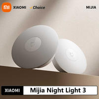 New Original XIAOMI Mijia Night Light 3 Adjustable Brightness Infrared Smart Human Body Sensor Magnetic Base For Smart Home Life
