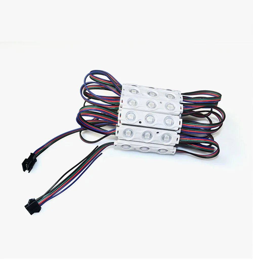 20pcs RGB Magic LED Module 5050 3 LEDS Dream Color Pixel LED Light Colorful For Channel Letter Advertising Sign Board  1.5w 12v