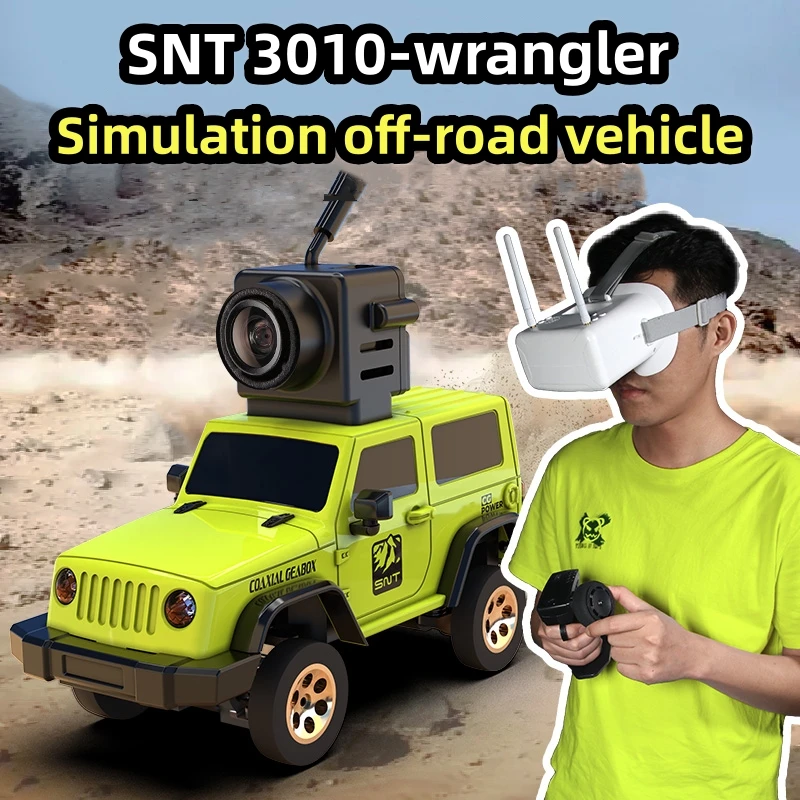 

SNT 1:64 Off-Road SNT 3010 Wrangler RC Car with 4WD Camera Mini FPV RC Car Without Goggles FPV Car Best Gift for Kid