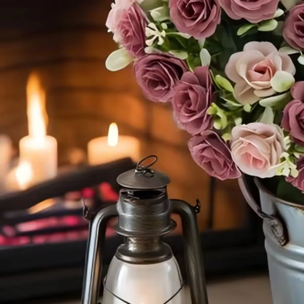 

10Pcs Artificial Flowers Silk Rose Wedding Bridal Bouquet Home Room Decoration Table Outdoor Garden Arch Handmade DIY Gifts pROP