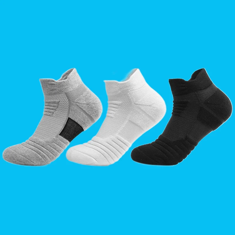 3/5 Pairs Men Women Cotton Sock Short Long Tube Soccer Basketball Deodorous Sport High Quality Anti-Slip Socks Football Socks