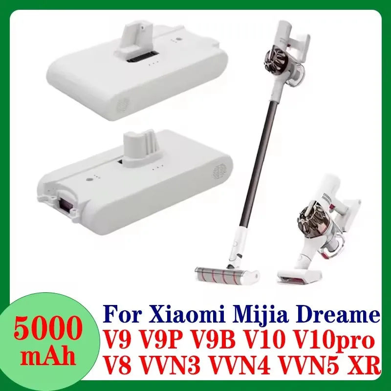 25,2 V 5,0 Ah Lithium-Batterie für Dreame V8 V9 V9P XR V10 VVN3 VVN4 Handheld Cordless Staubsauger