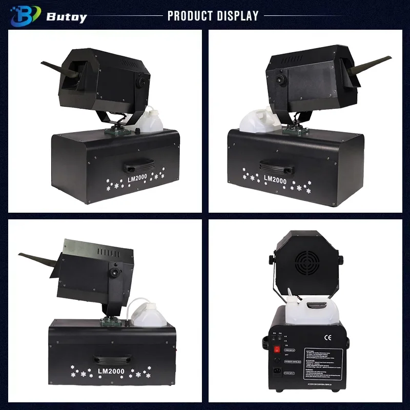 2000W High Power Shaking Snow Machine Outdoor Degree Shaking Snow Machine Outdoor Party Snow Making Machine