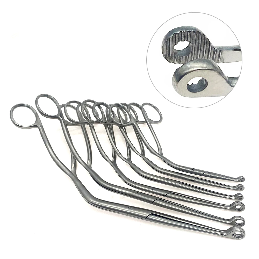 

1 шт. магнитные щипцы, ларингеальные щипцы, пластиковые хирургические инструменты из нержавеющей стали