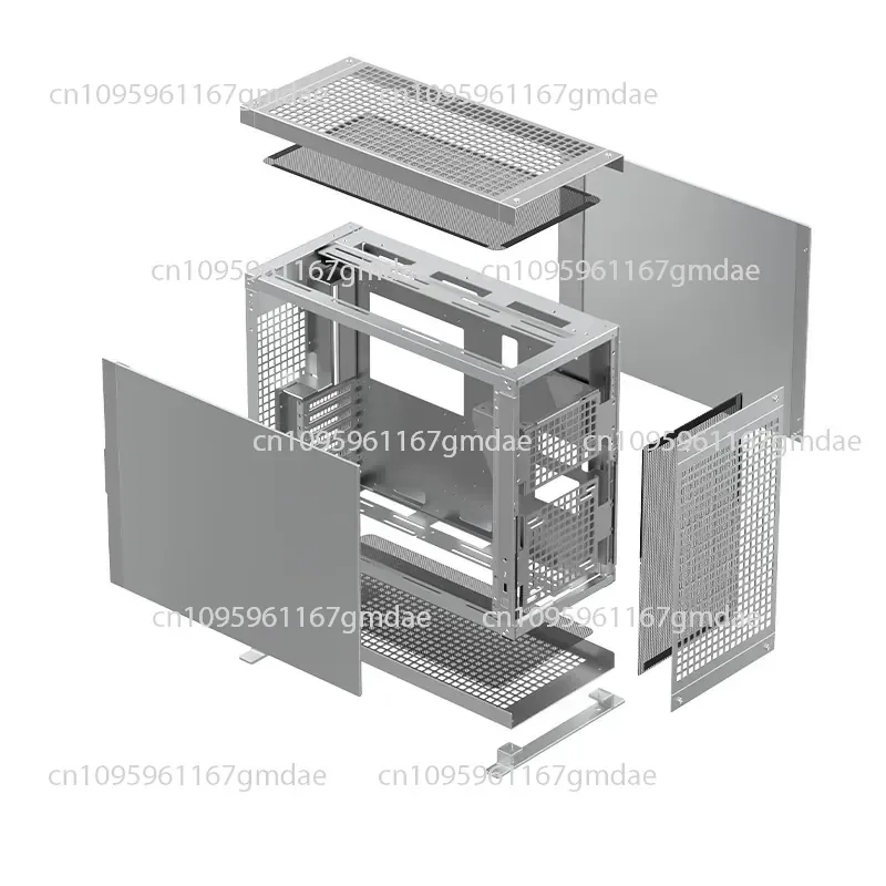 all-aluminum glass side panel chassis, double 360 cold row support E-ATX, EEB main board