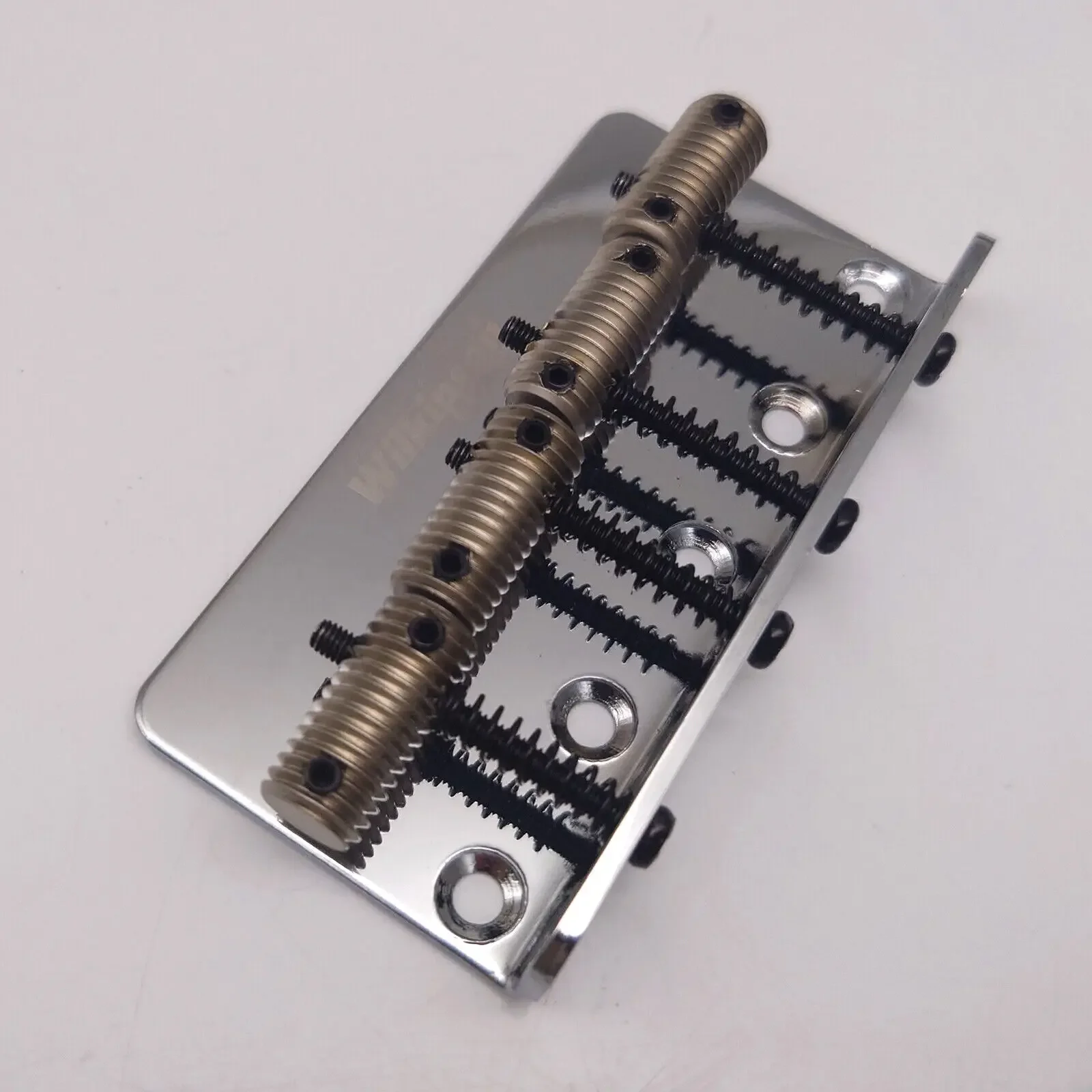4-String Fixed Bridge, 57mm Threaded Saddles, For  Bass Guitar Replacement Parts