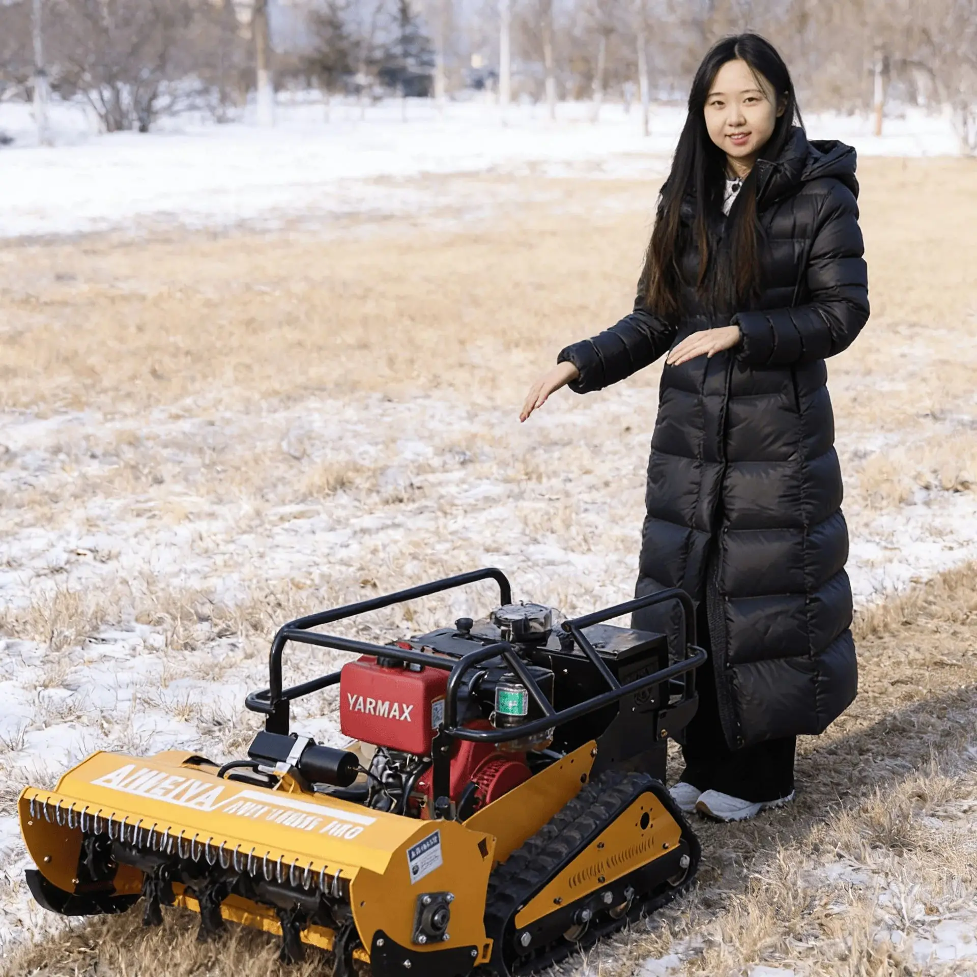 Customized Advanced Technology High Quality Intelligent Zero Turn Lawn Mower Robot For Weeding