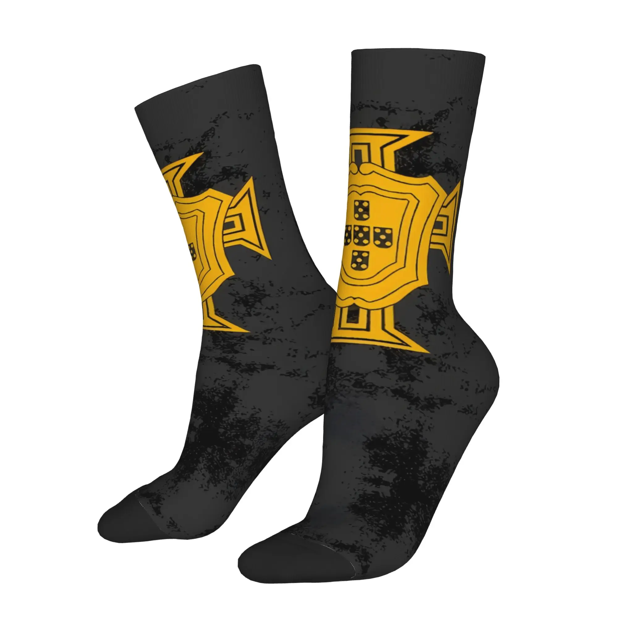 Hip Hop Retro Portugal Crazy Men's compression Socks Unisex  Harajuku Seamless Printed Funny Sock Match Day Essentials