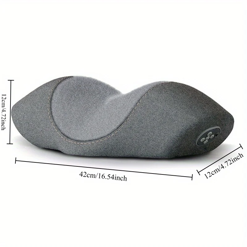 Neck Massage Pillow with Vibration Heating Neck Sleep Pillow 5-point Charging Model - Vibration+heating+built-in Lithium Battery image 6