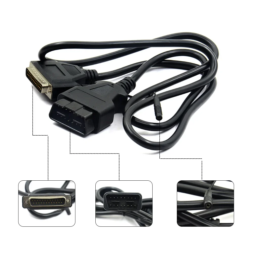 OBD2 Cable for Kess V2 Diagnostic Tool Obd 16pin Connector for Kess V2 16pin Main Cable DB25 Interface Convertor Car Repair Cord