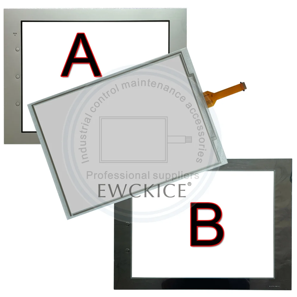 NEW NS15 HMI NS15-TX01S-V2 NS15-TX01B-V2 PLC Touch screen AND Front label Panel Film